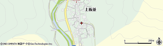 滋賀県米原市上板並74周辺の地図