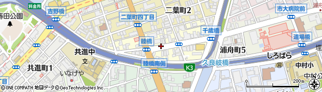 神奈川県横浜市南区高砂町2丁目周辺の地図