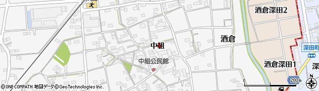 岐阜県坂祝町（加茂郡）酒倉（中組）周辺の地図