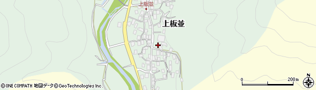 滋賀県米原市上板並187周辺の地図