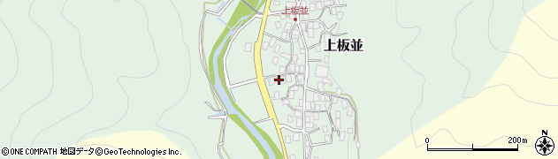 滋賀県米原市上板並182周辺の地図