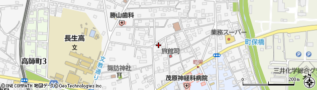 千葉県茂原市高師384周辺の地図