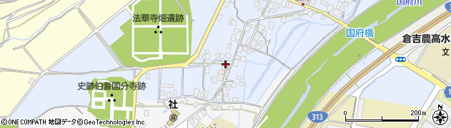 鳥取県倉吉市国府321周辺の地図