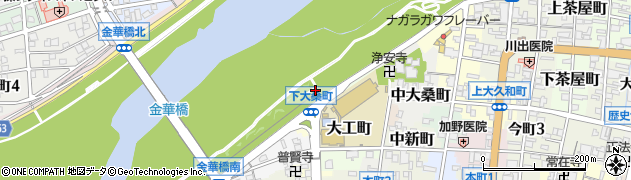 岐阜県岐阜市下大桑町周辺の地図