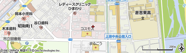 鳥取県倉吉市南昭和町周辺の地図