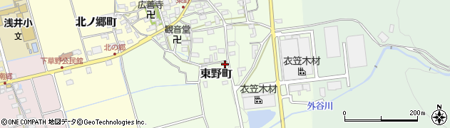 滋賀県長浜市東野町234周辺の地図