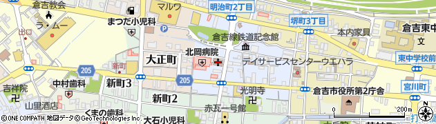 倉吉商工会議所周辺の地図