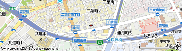神奈川県横浜市南区高砂町2丁目19周辺の地図