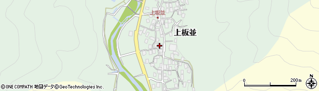 滋賀県米原市上板並227周辺の地図
