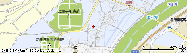 鳥取県倉吉市国府325周辺の地図