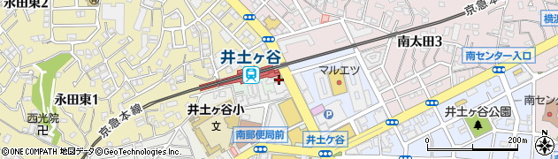 松屋井土ヶ谷店周辺の地図