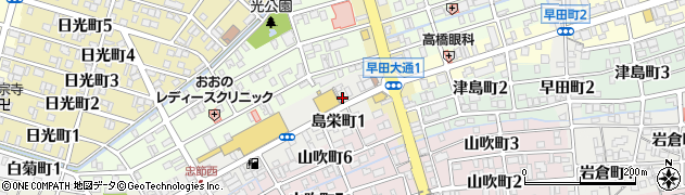 モンテヤマザキ忠節店周辺の地図