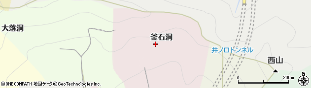 岐阜県岐阜市釜石洞周辺の地図