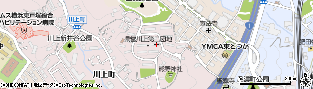 神奈川県横浜市戸塚区川上町周辺の地図
