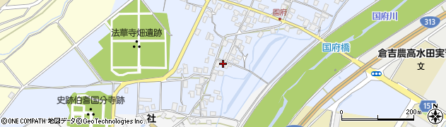 鳥取県倉吉市国府340周辺の地図