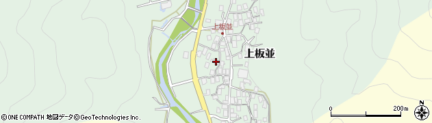 滋賀県米原市上板並231周辺の地図