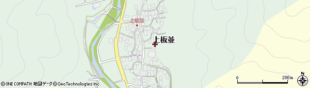 滋賀県米原市上板並207周辺の地図