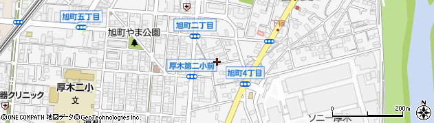 神奈川県厚木市旭町周辺の地図