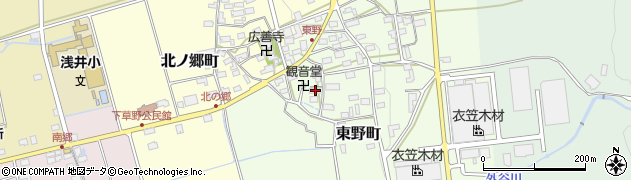 滋賀県長浜市東野町260周辺の地図