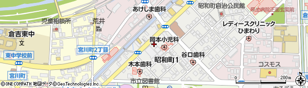 倉吉信用金庫　本部周辺の地図