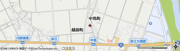 島根県安来市赤江町中島町1098周辺の地図