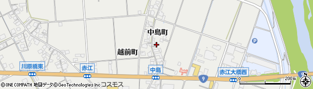 島根県安来市赤江町中島町1429周辺の地図