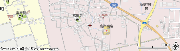 滋賀県長浜市八島町周辺の地図