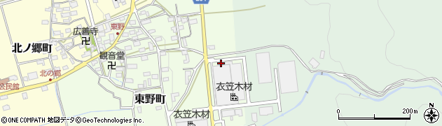 滋賀県長浜市東野町86周辺の地図