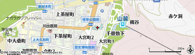 萬松館周辺の地図