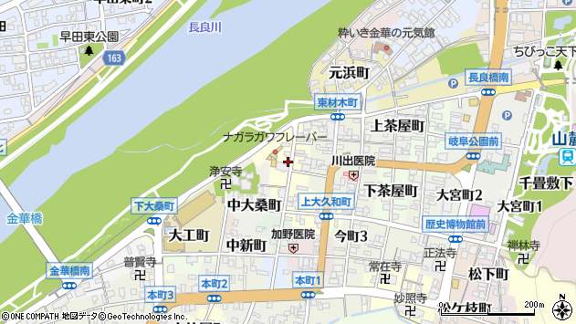 〒500-8028 岐阜県岐阜市西材木町の地図