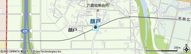 岐阜県可児郡御嵩町周辺の地図