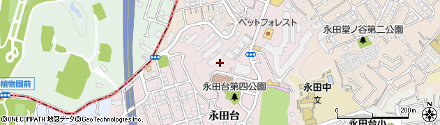 神奈川県横浜市南区永田台周辺の地図