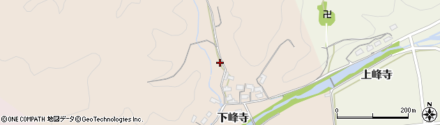 鳥取県八頭町（八頭郡）下峰寺周辺の地図