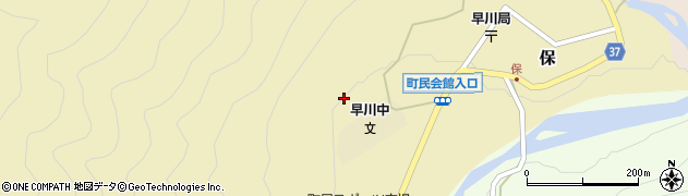 早川町商工会周辺の地図