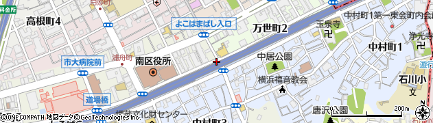 三吉橋公衆トイレ周辺の地図