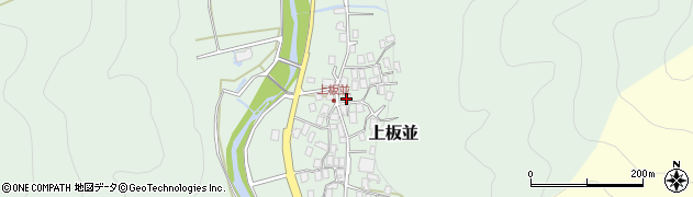 滋賀県米原市上板並311周辺の地図