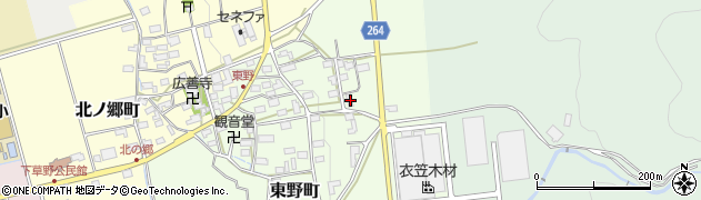 滋賀県長浜市東野町71周辺の地図