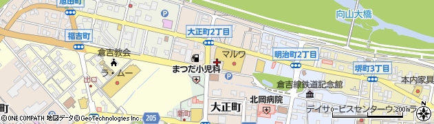 ごうぎんリース株式会社　倉吉支店周辺の地図