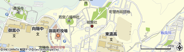 祖霊社周辺の地図