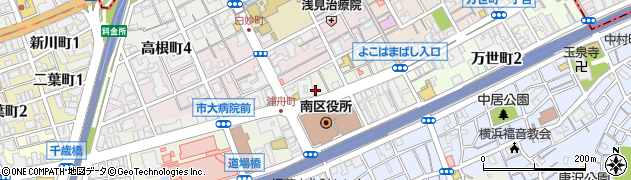 横浜ラーメン 味王 阪東橋店周辺の地図