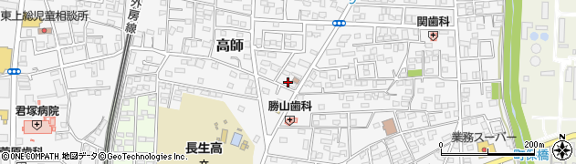 千葉県茂原市高師266-34周辺の地図