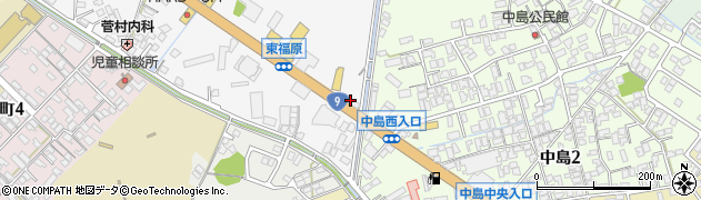 トヨタレンタリース鳥取米子店周辺の地図