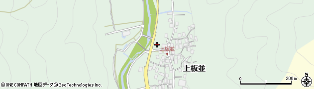 滋賀県米原市上板並288周辺の地図
