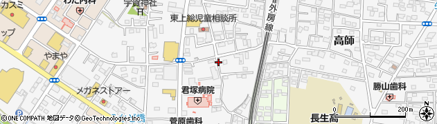 千葉県茂原市高師周辺の地図