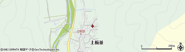 滋賀県米原市上板並329周辺の地図