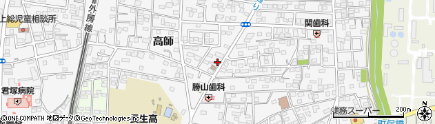 千葉県茂原市高師266-33周辺の地図