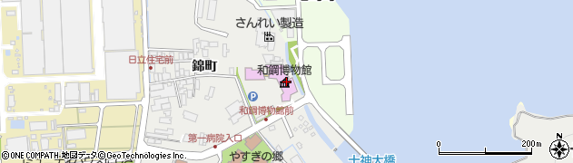 安来市役所　和鋼博物館周辺の地図