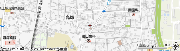千葉県茂原市高師266周辺の地図