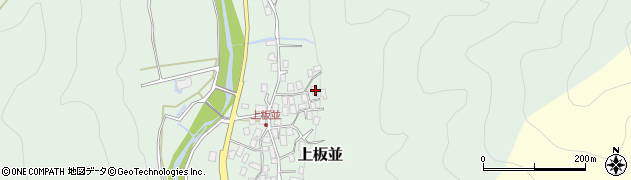 滋賀県米原市上板並332周辺の地図