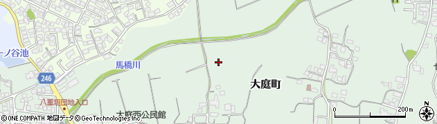 島根県松江市大庭町周辺の地図